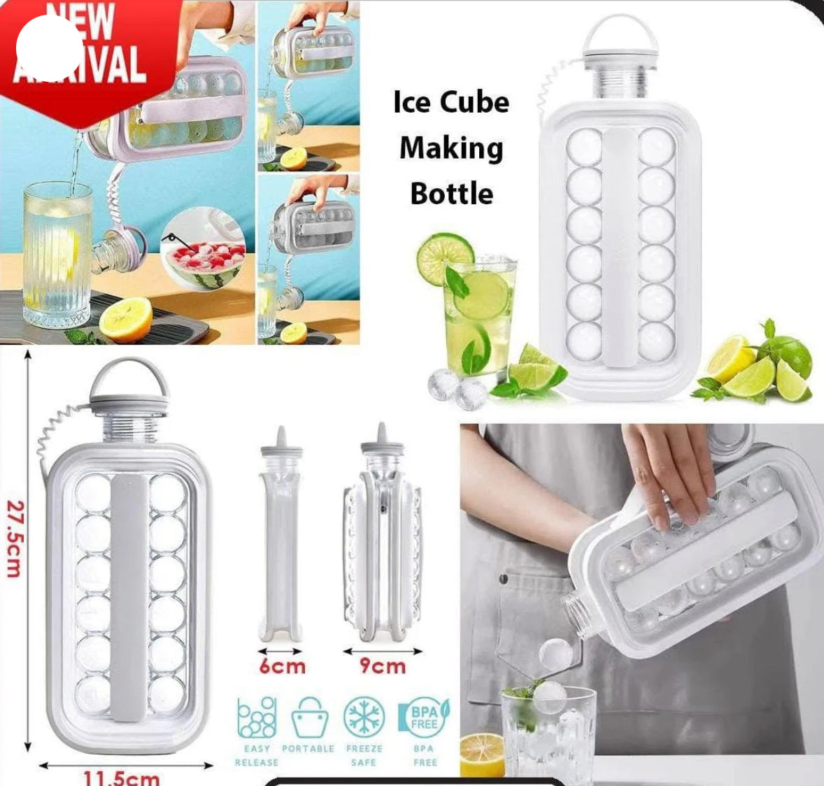 CasaDuzzle™ Ice Cube Making Bottle