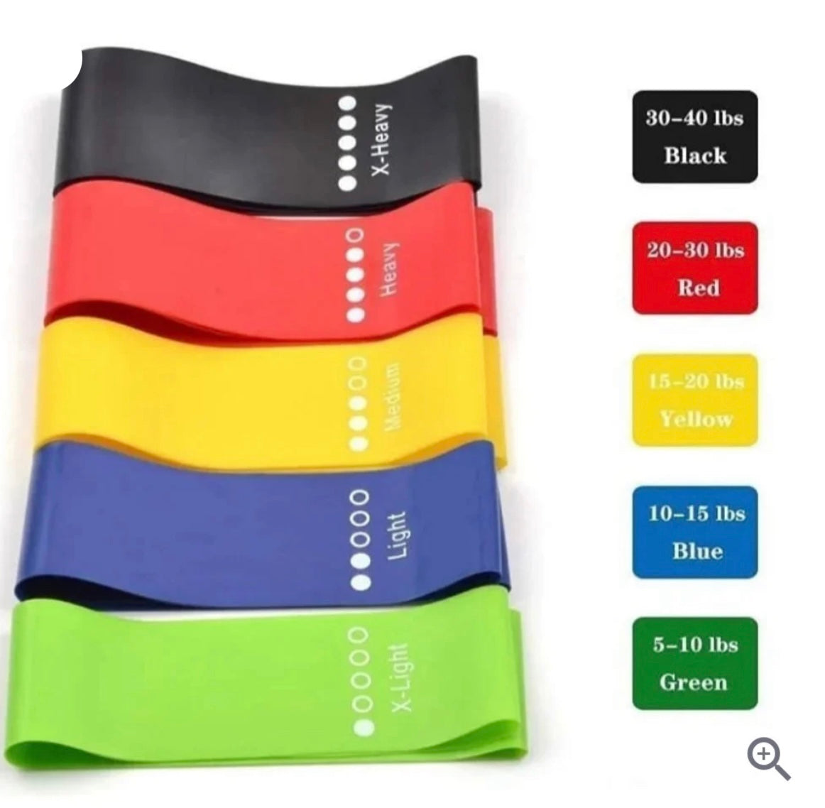 CasaDuzzle™ Resistance Bands - 5 Levels