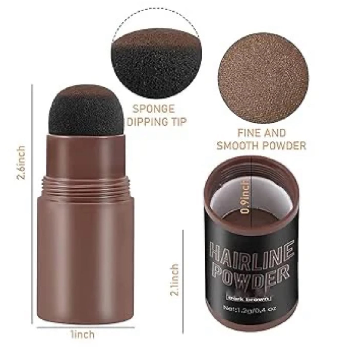 CasaDuzzle™ Hairline Powder (Brown & Black)