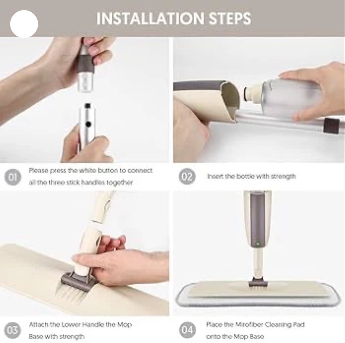 CasaDuzzle™ Foldable Mop Spray