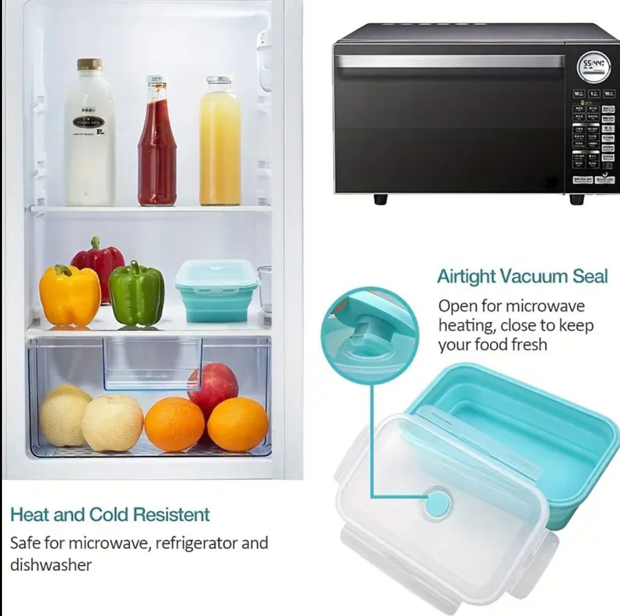 CasaDuzzle™ Foldable Silicon Pots (Square)