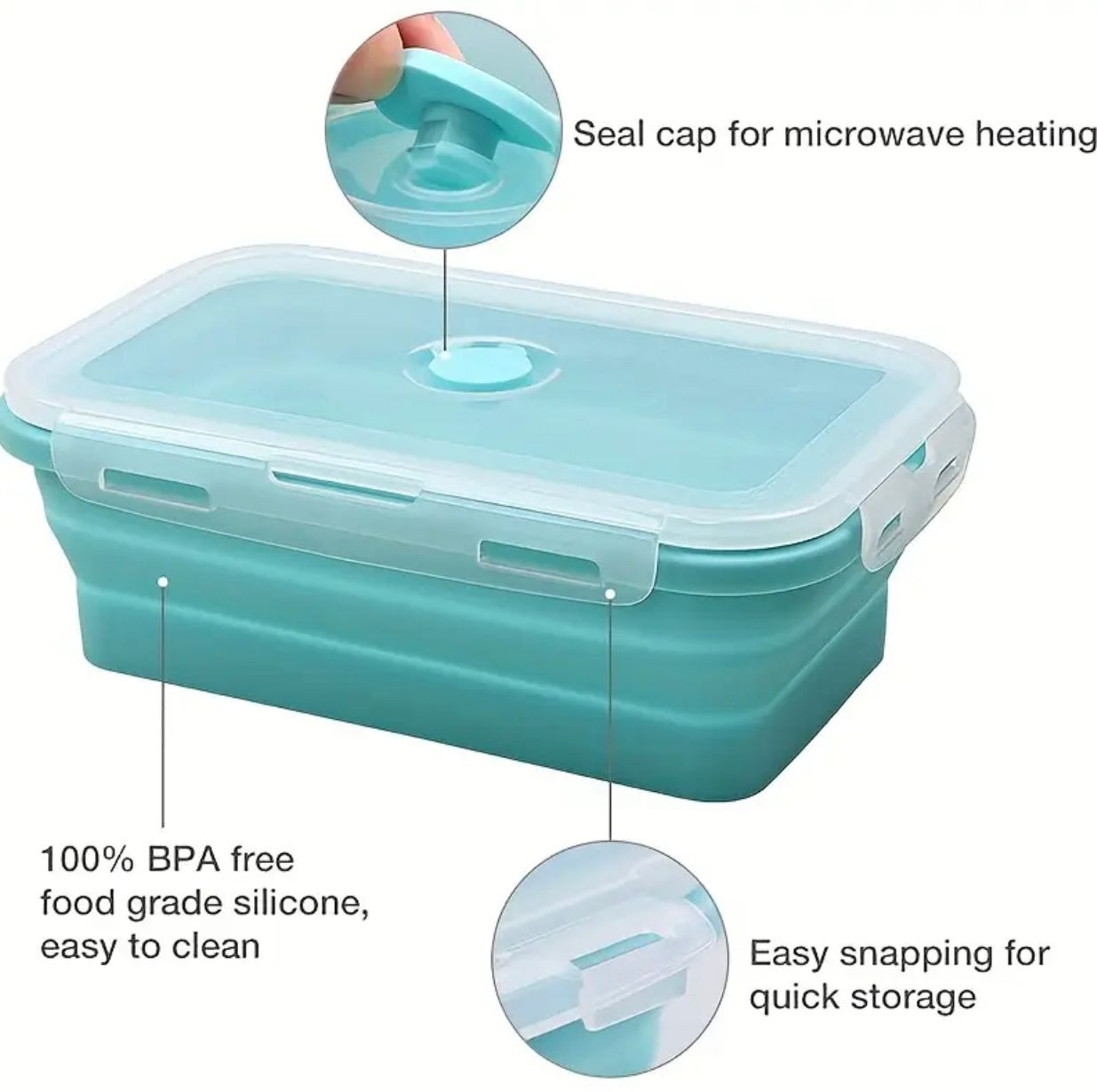 CasaDuzzle™ Foldable Silicon Pots (Square)
