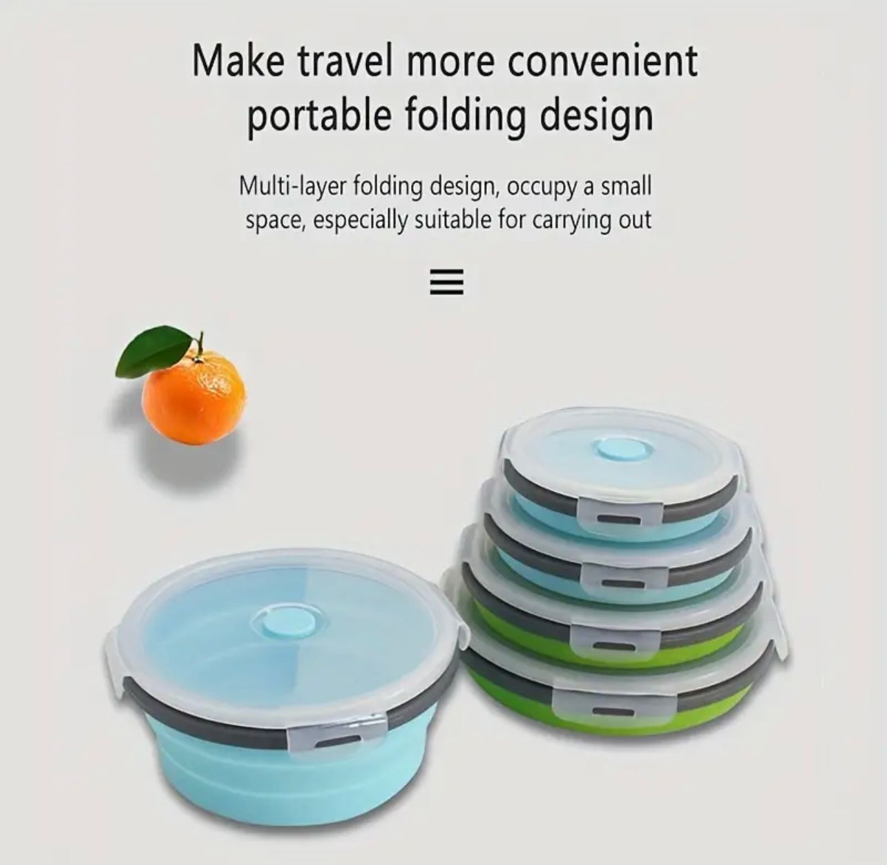 CasaDuzzle™ Foldable Silicon Pots (Round)