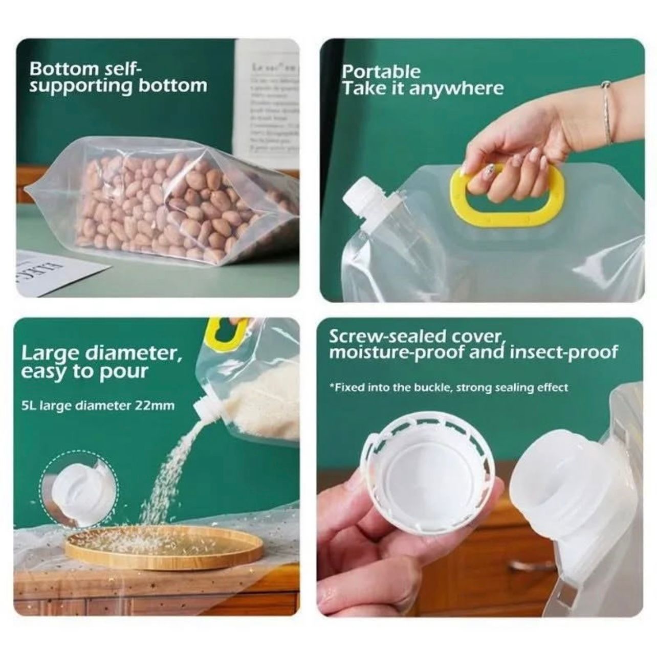 CasaDuzzle™ Preserver Bags for Grains