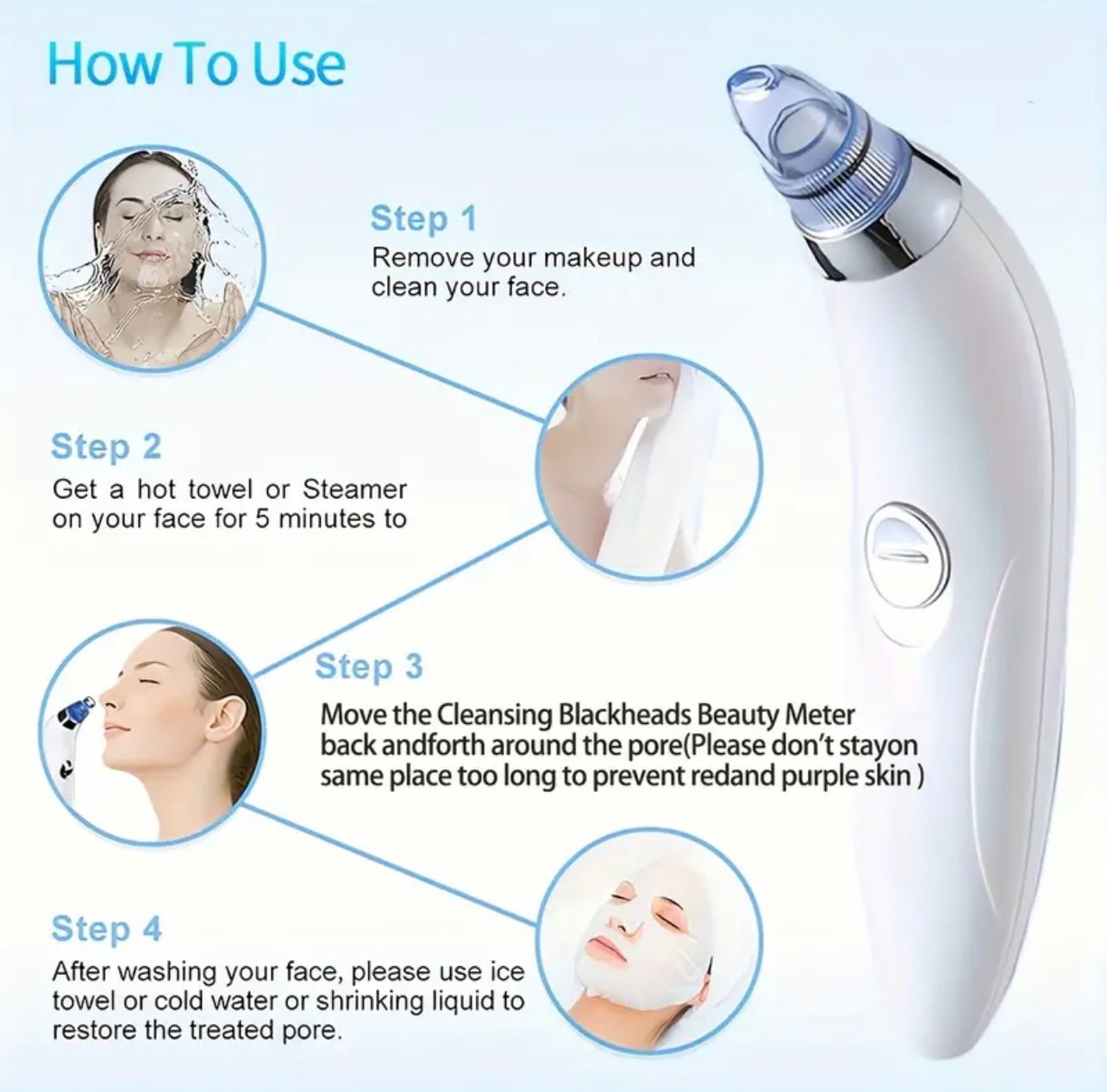 CasaDuzzle™ Vacuum Pore Cleaner