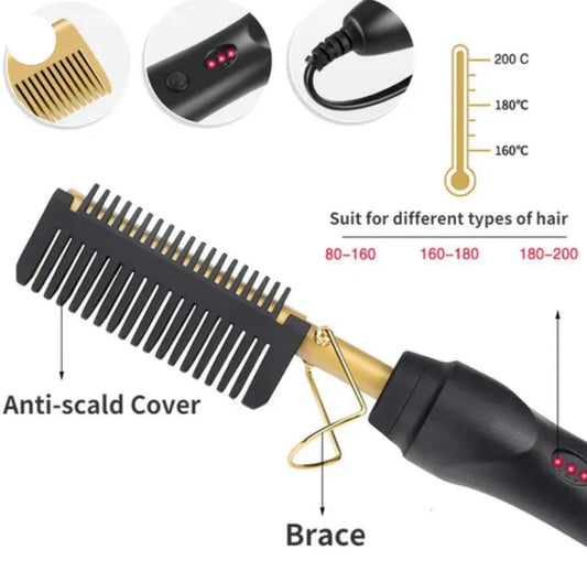 CasaDuzzle™ 2 in 1 Hot Comb