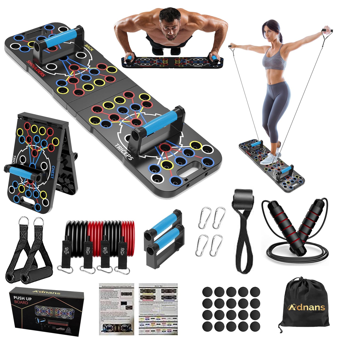 CasaDuzzle™ Push Up Board | 14-in-1