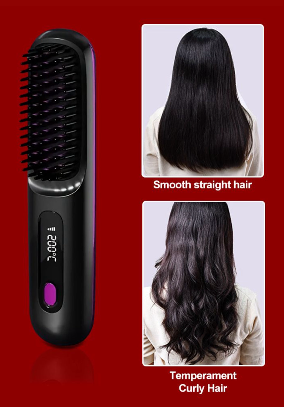 CasaDuzzle™ Potable Hair Straightener Brush