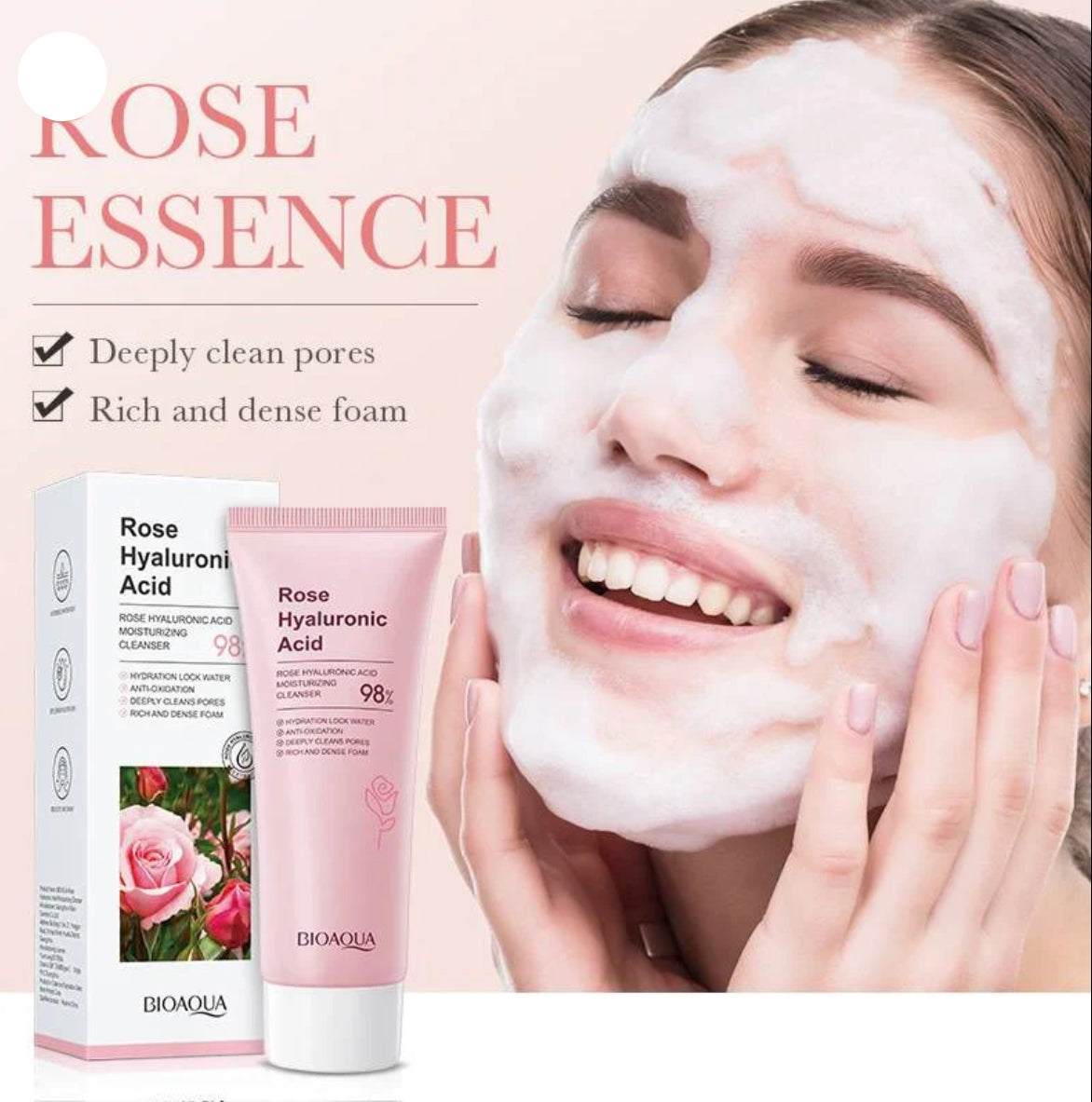 CasaDuzzle™ Rose BIO Hyaluronic Acid Cleaner
