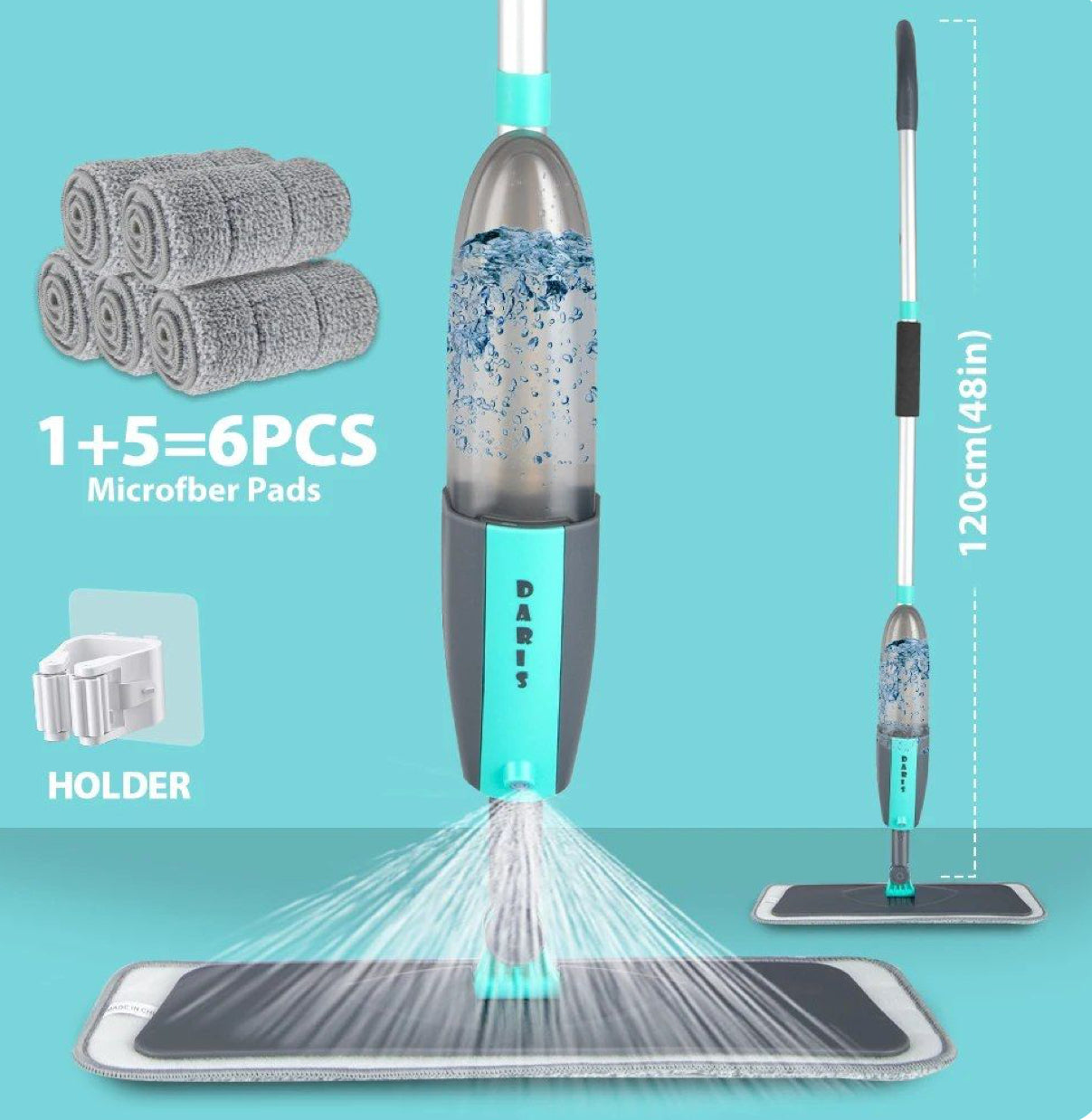 CasaDuzzle™ 360° Floor Mop and Broom