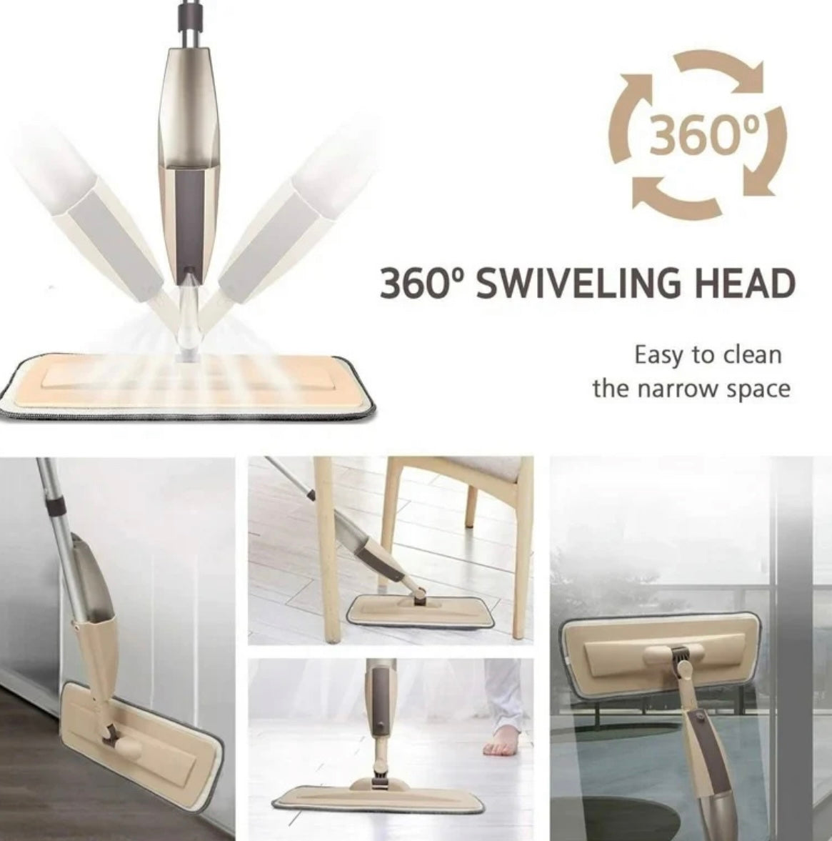 CasaDuzzle™ Foldable Mop Spray