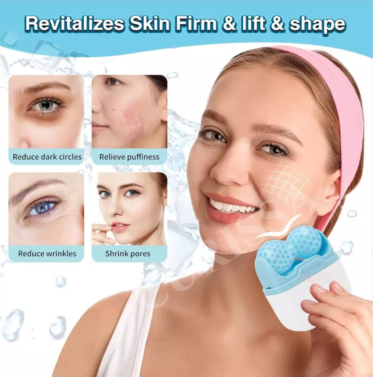 CasaDuzzle™ 2 in 1 Ice Roller Massager