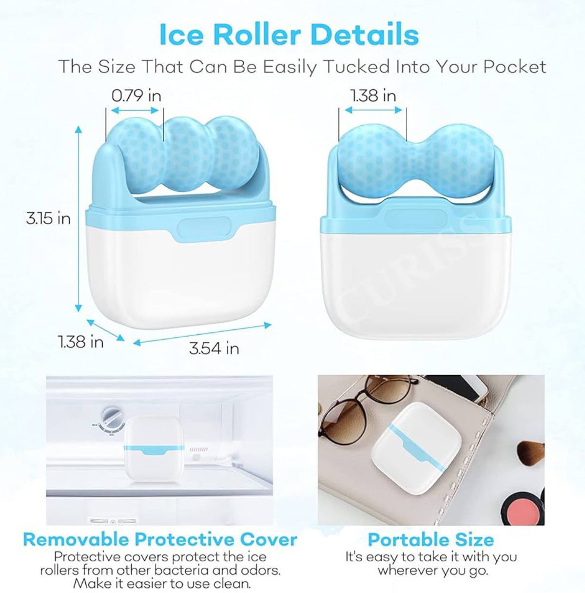 CasaDuzzle™ 2 in 1 Ice Roller Massager