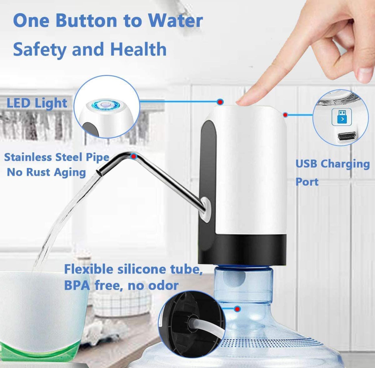 CasaDuzzle™ Chargeable Water Dispenser