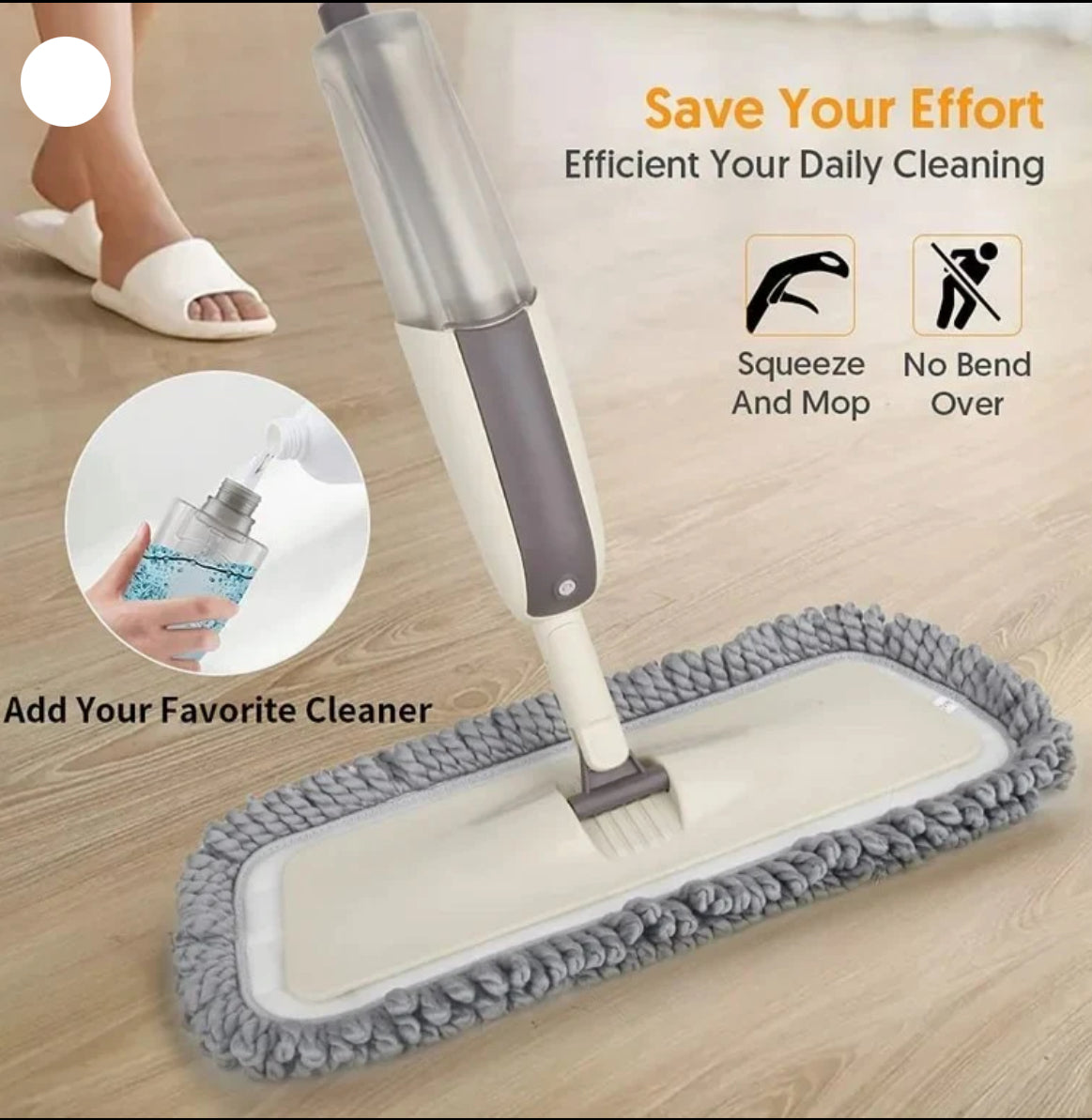CasaDuzzle™ Foldable Mop Spray