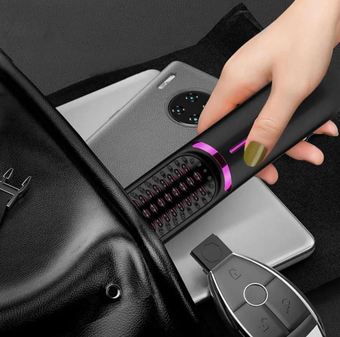 CasaDuzzle™ Potable Hair Straightener Brush