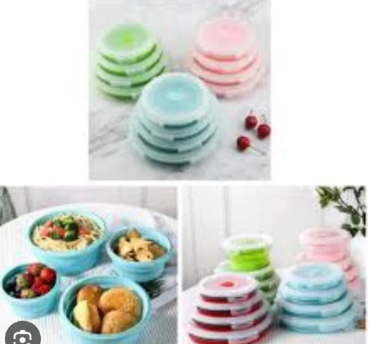 CasaDuzzle™ Foldable Silicon Pots (Round)