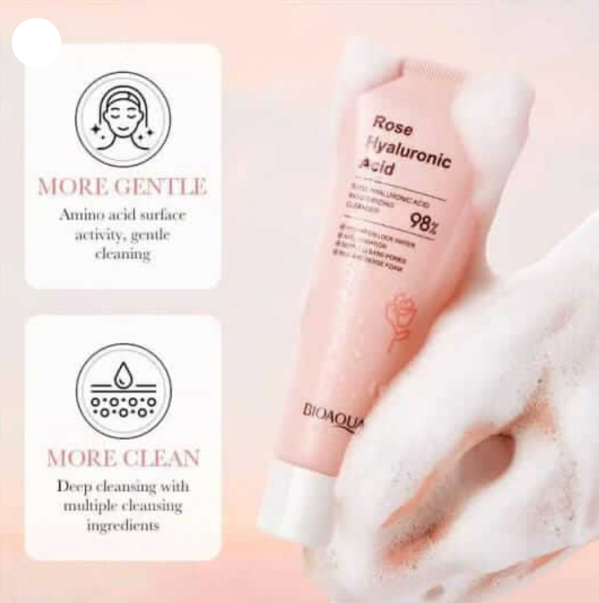 CasaDuzzle™ Rose BIO Hyaluronic Acid Cleaner