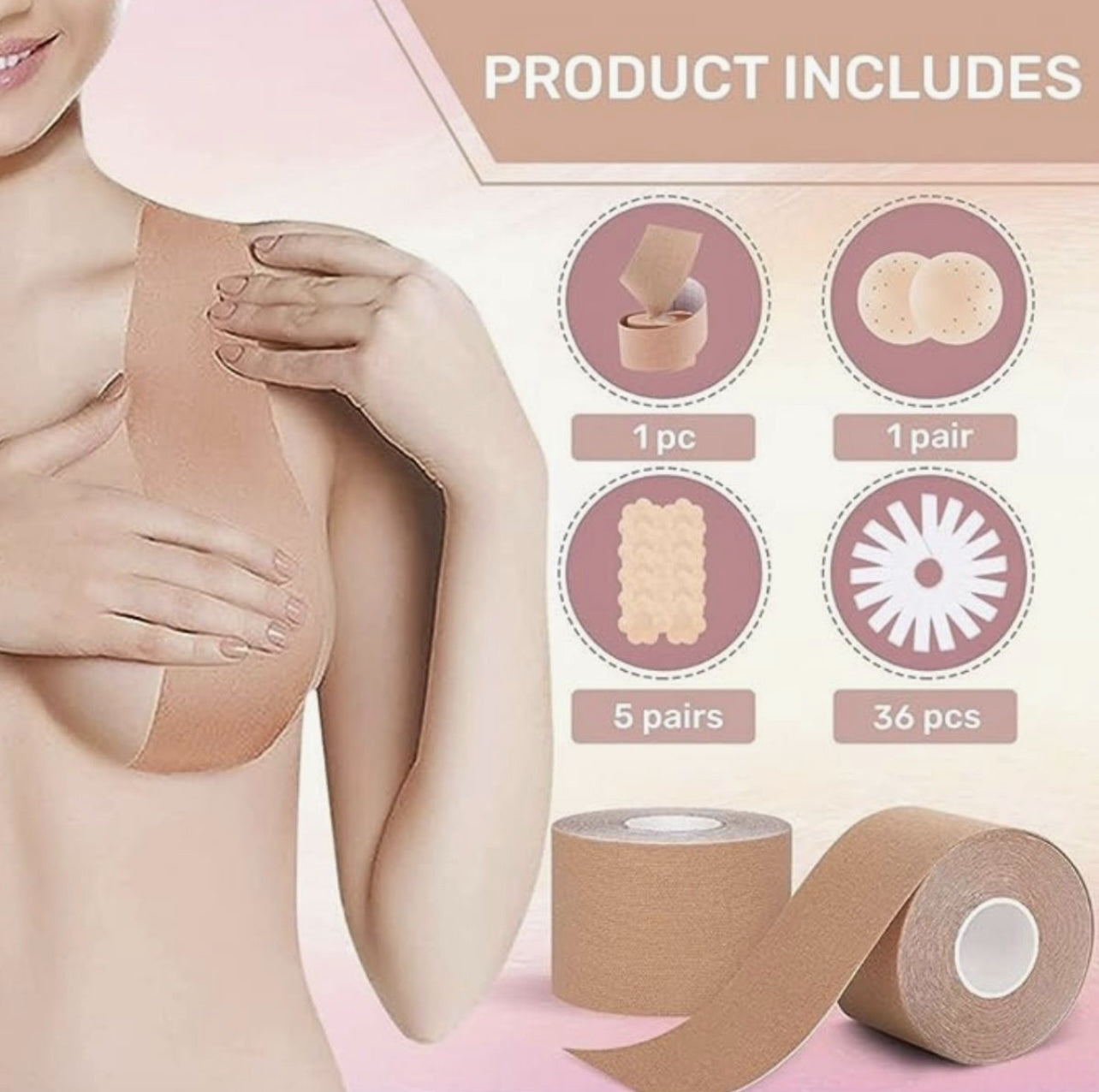 CasaDuzzle™ Chest Lift Tape