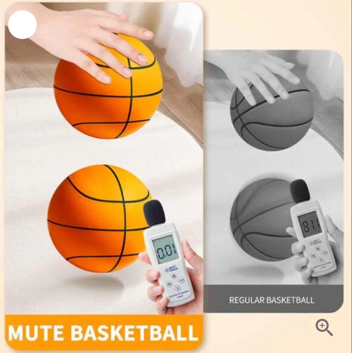 CasaDuzzle™ Silent Basketball
