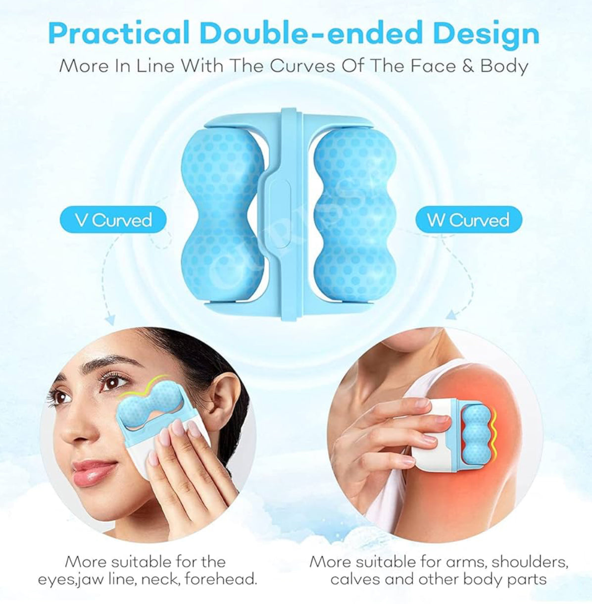 CasaDuzzle™ 2 in 1 Ice Roller Massager