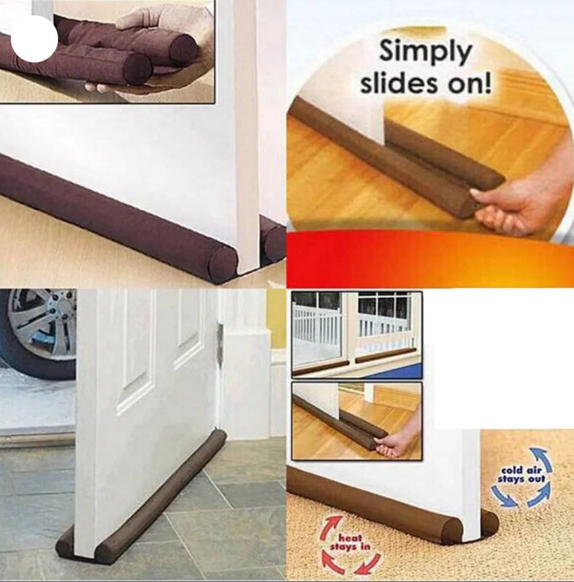 CasaDuzzle™ Under Door Sponge Protector
