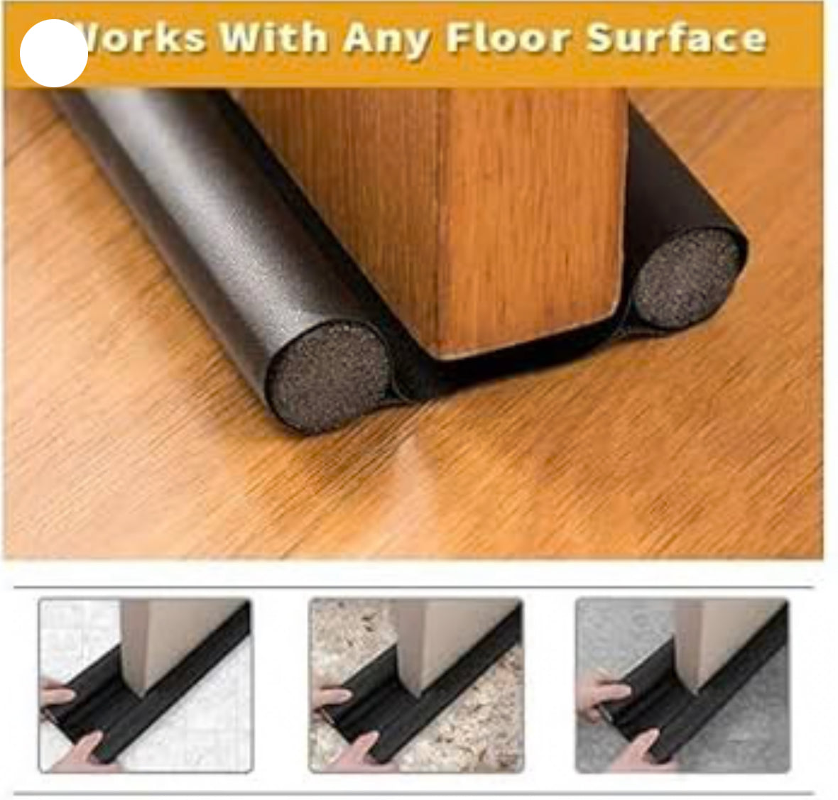 CasaDuzzle™ Under Door Sponge Protector