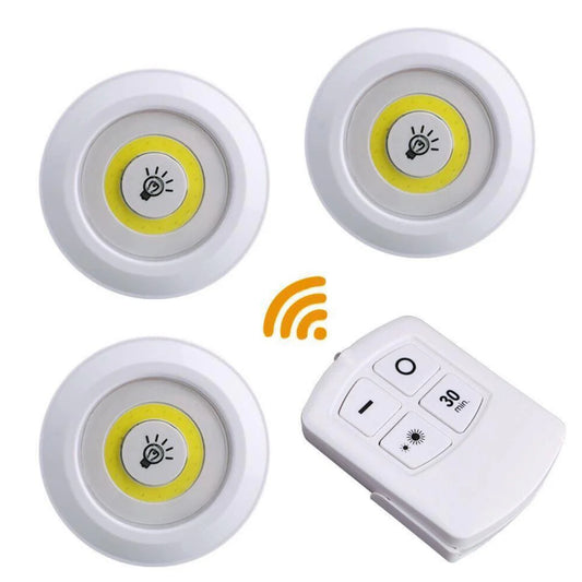 CasaDuzzle™ 3 LED Spots with Remote