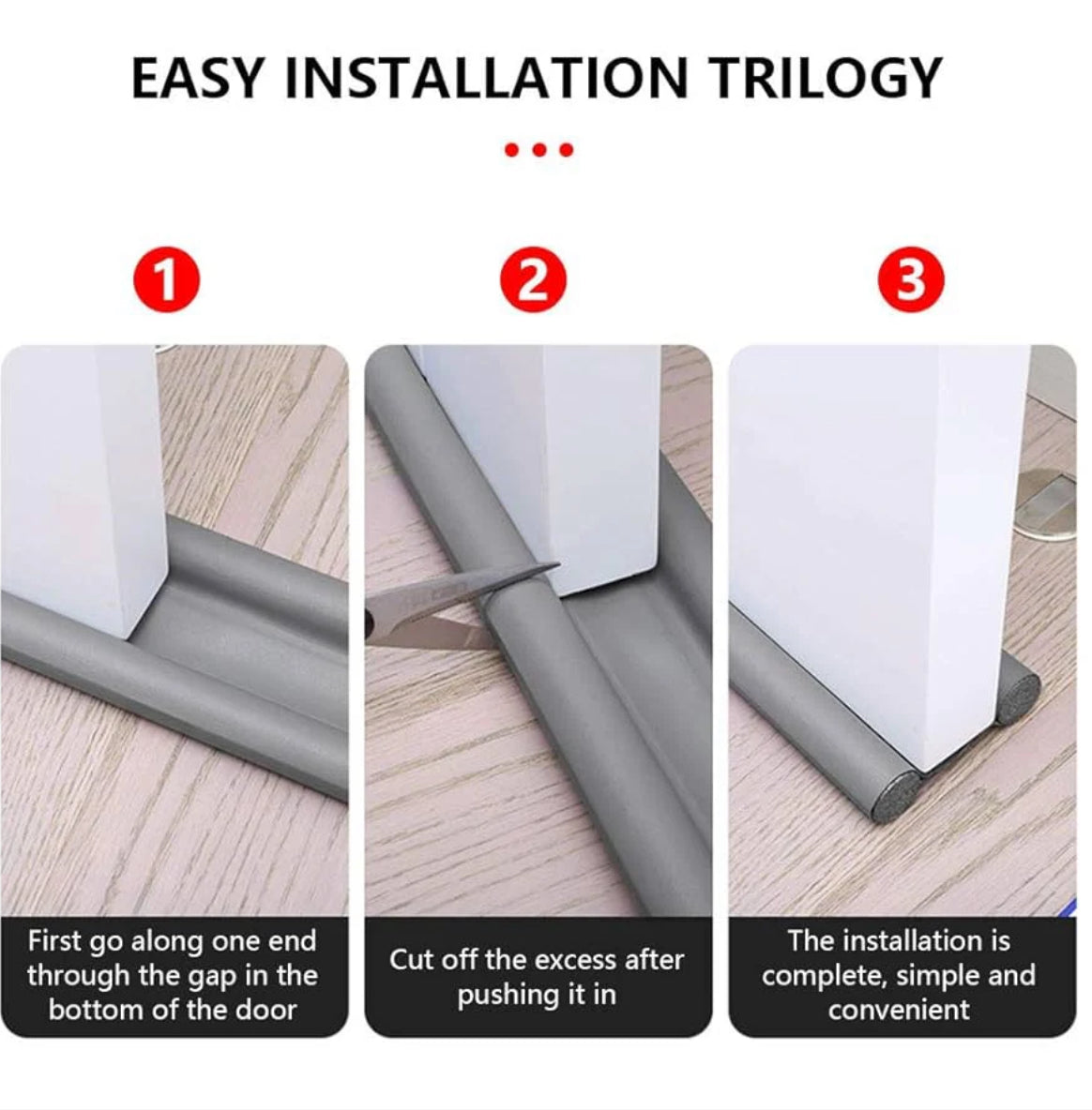 CasaDuzzle™ Under Door Sponge Protector