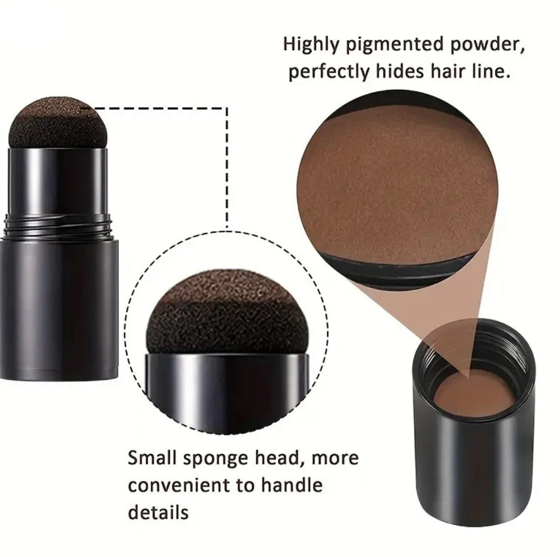 CasaDuzzle™ Hairline Powder (Brown & Black)