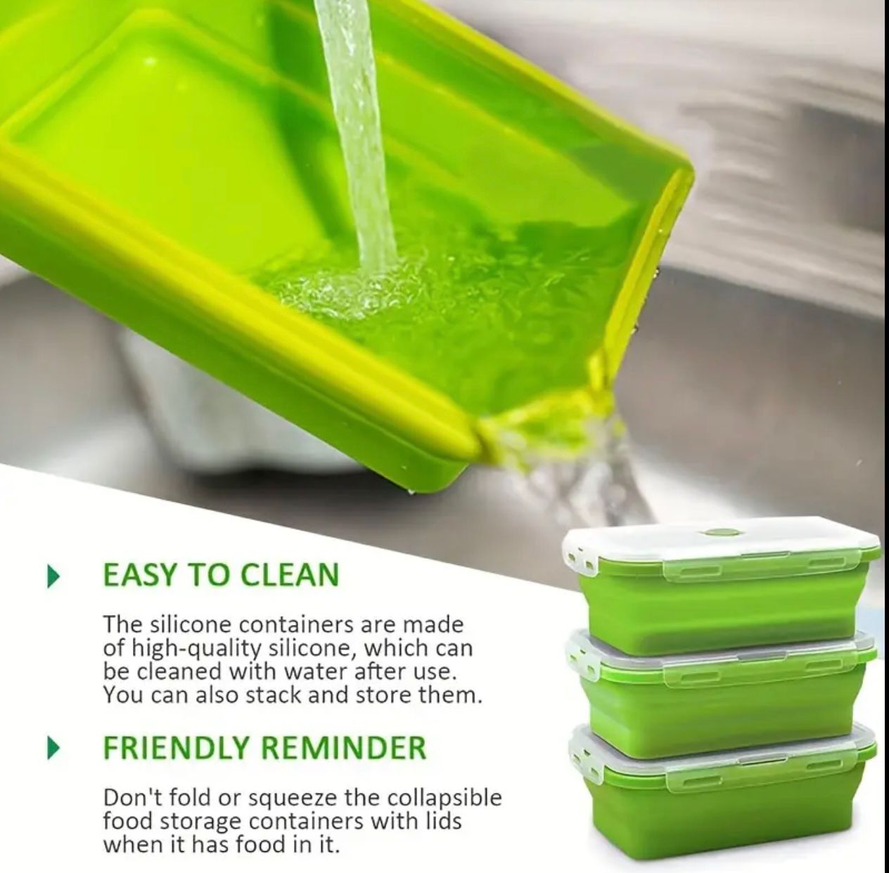 CasaDuzzle™ Foldable Silicon Pots (Square)