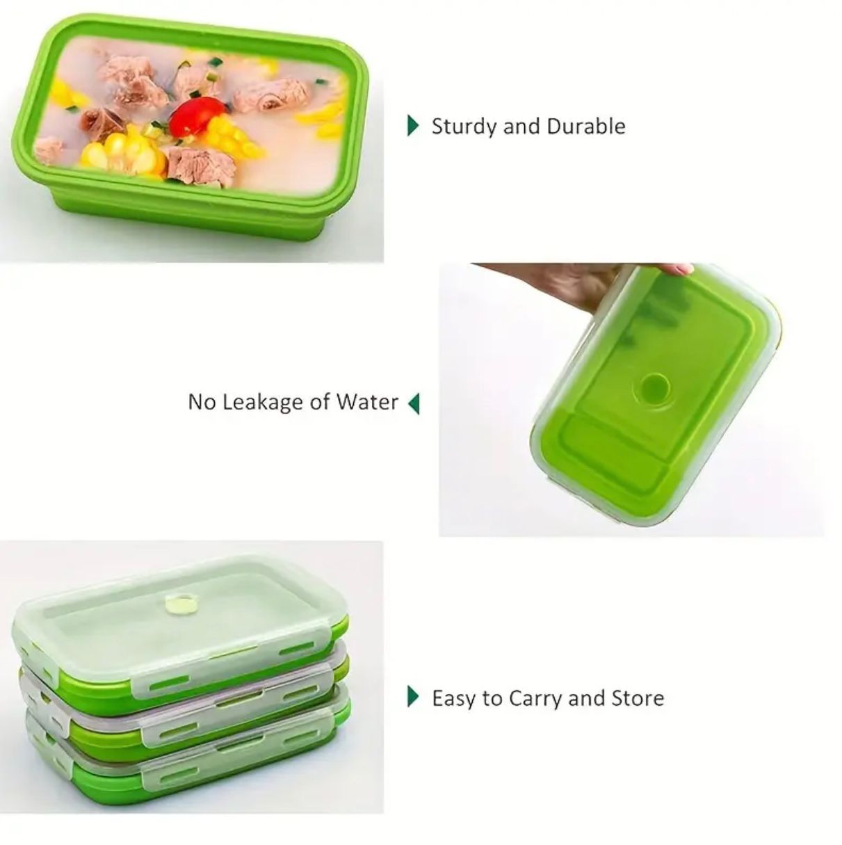 CasaDuzzle™ Foldable Silicon Pots (Square)