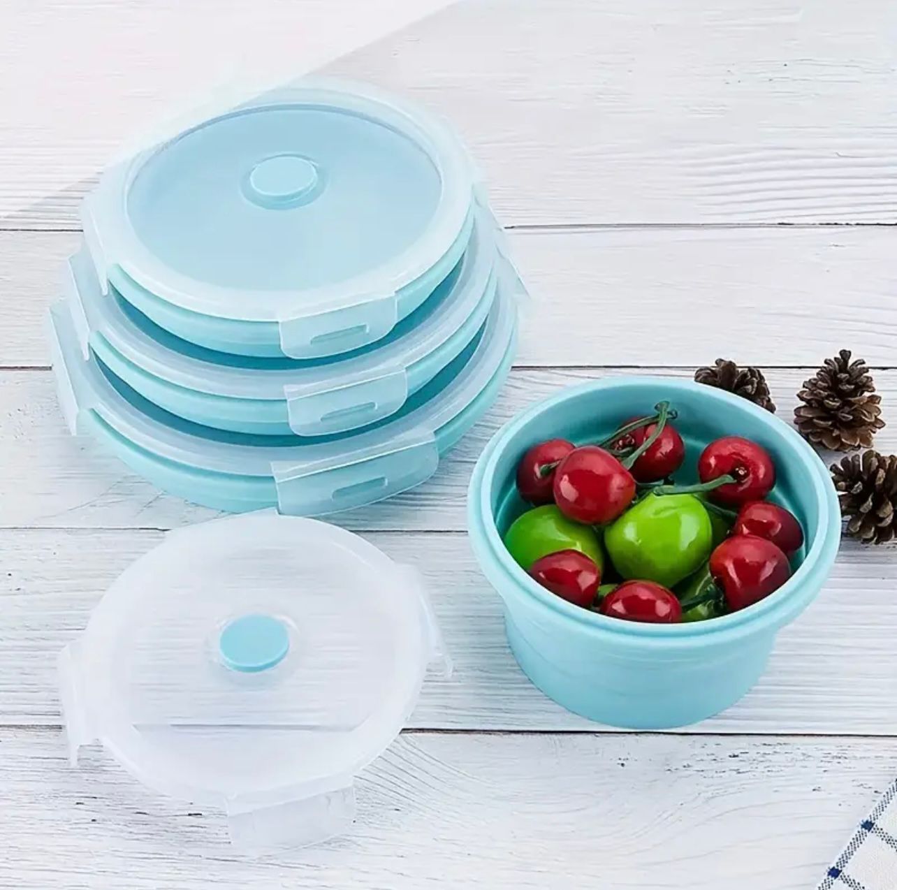 CasaDuzzle™ Foldable Silicon Pots (Round)