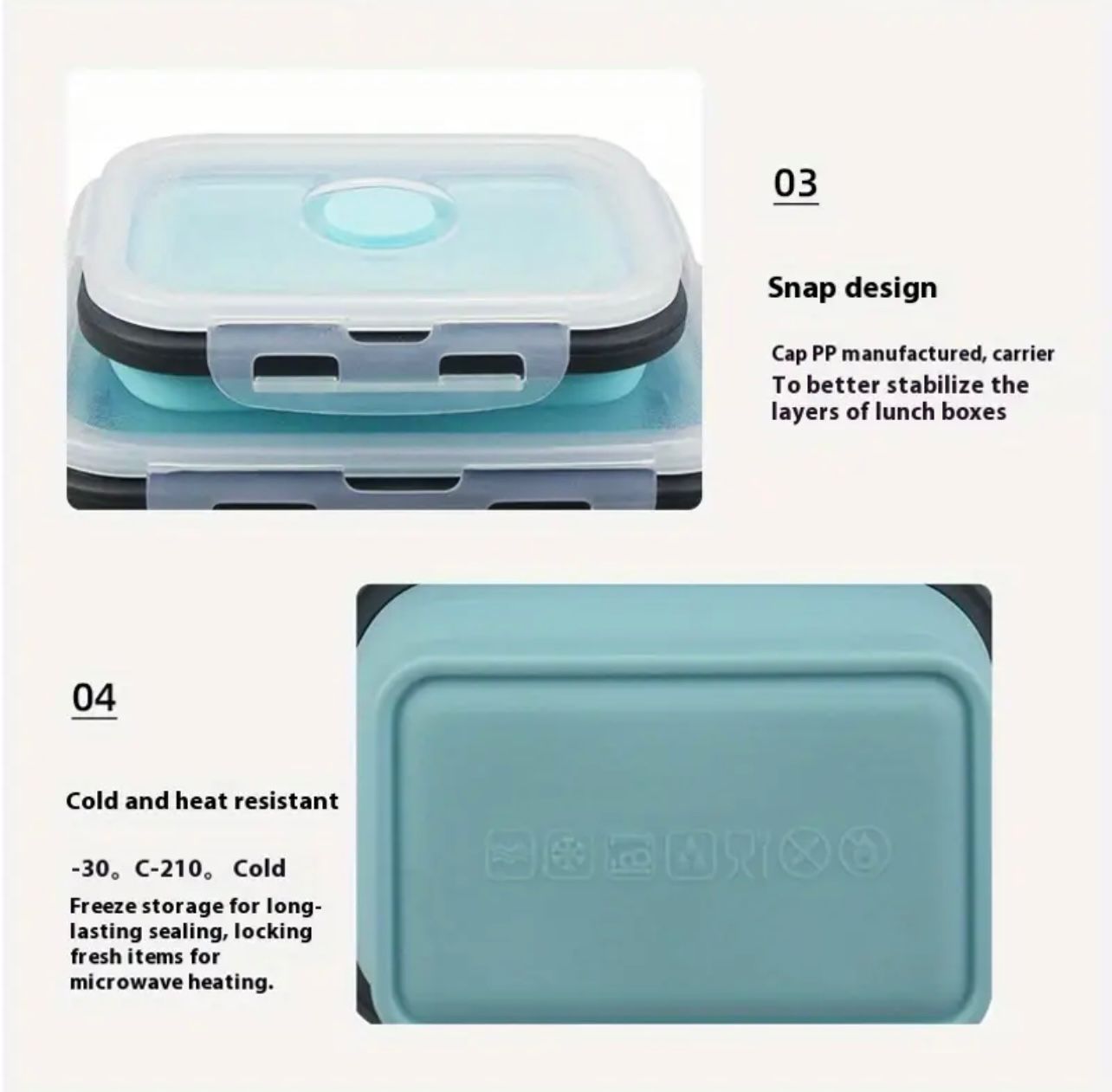 CasaDuzzle™ Foldable Silicon Pots (Square)
