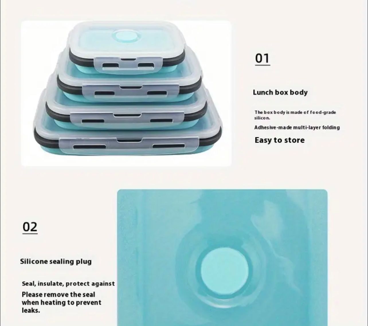 CasaDuzzle™ Foldable Silicon Pots (Square)
