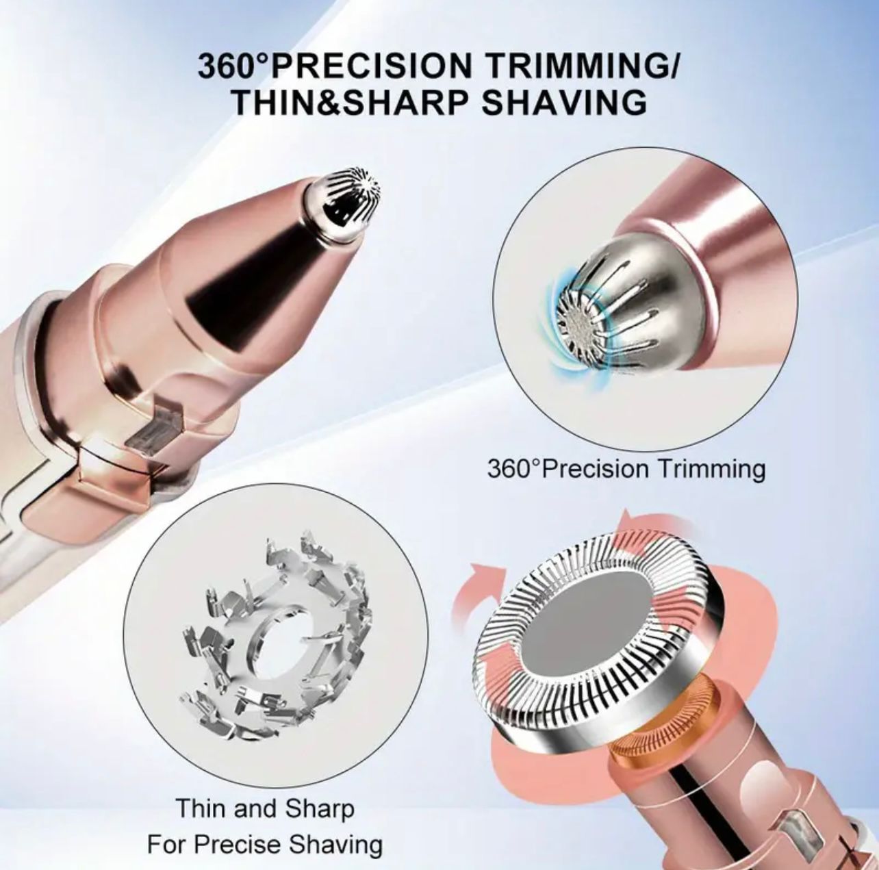 CasaDuzzle™ 2 in 1 Eyebrow Trimmer