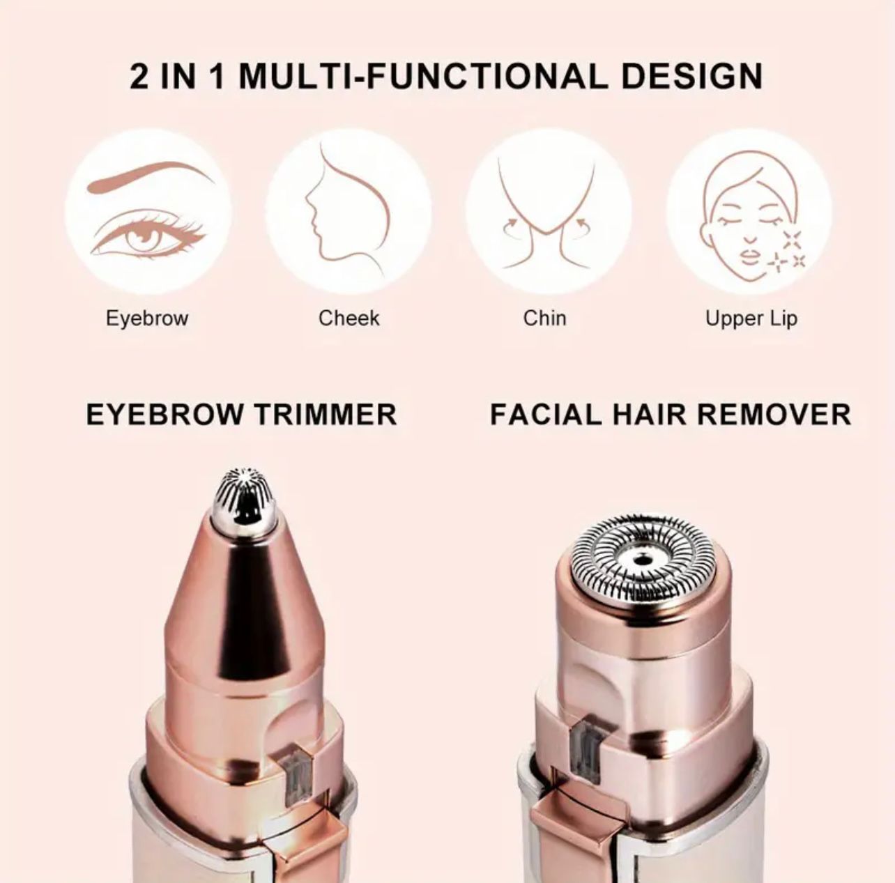 CasaDuzzle™ 2 in 1 Eyebrow Trimmer