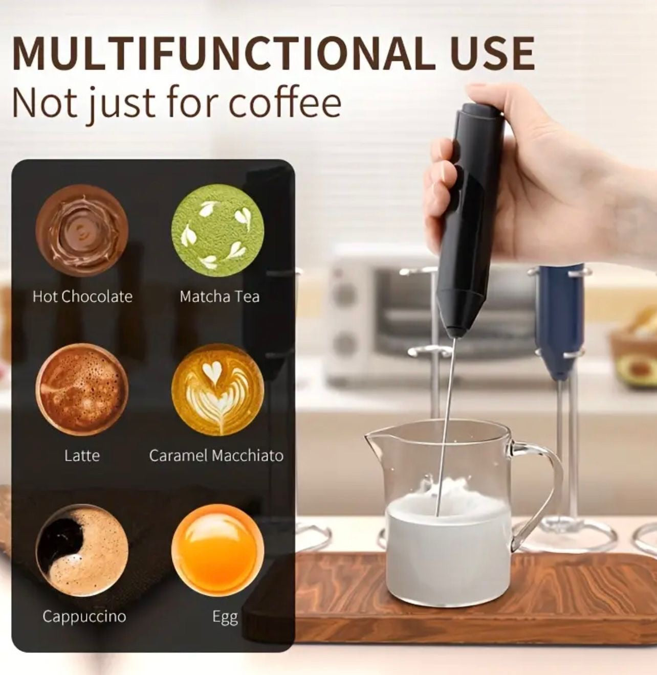 CasaDuzzle™ Electric Milk Frother