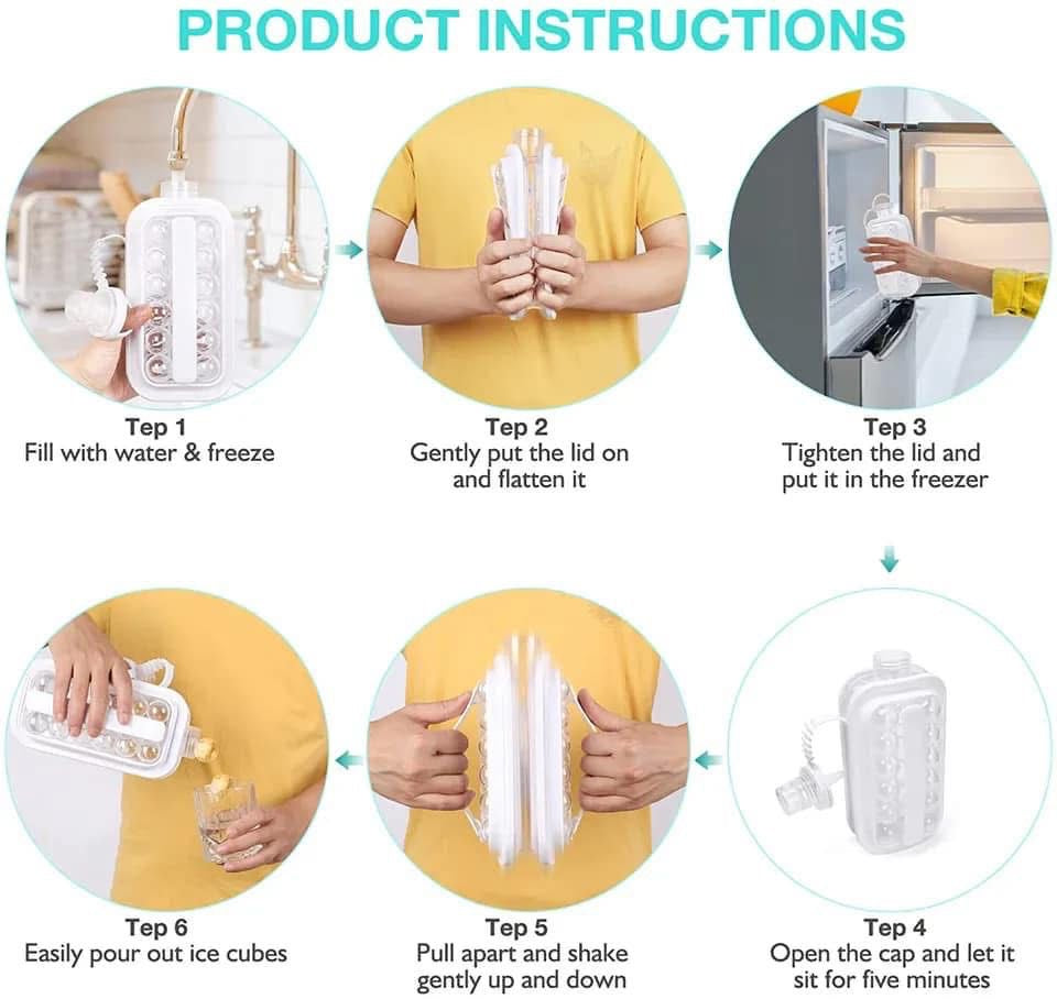 CasaDuzzle™ Ice Cube Making Bottle