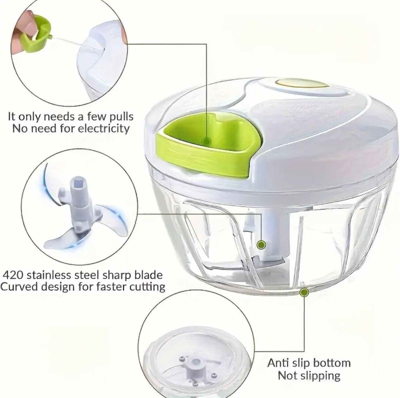 CasaDuzzle™ Hand Vegetable Chopper