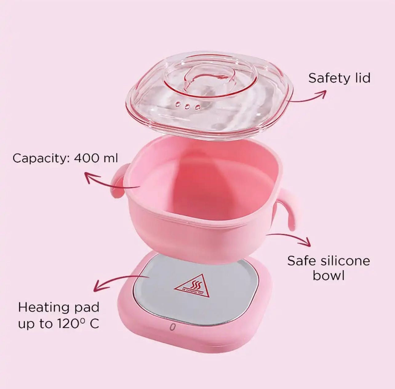 CasaDuzzle™ Portable Wax Warmer 400ml