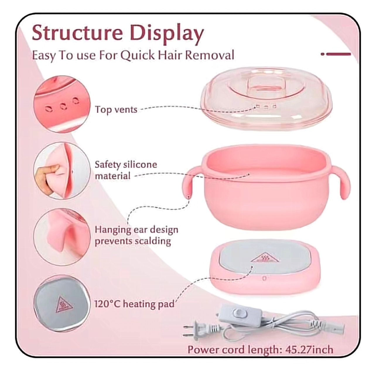 CasaDuzzle™ Portable Wax Warmer 400ml