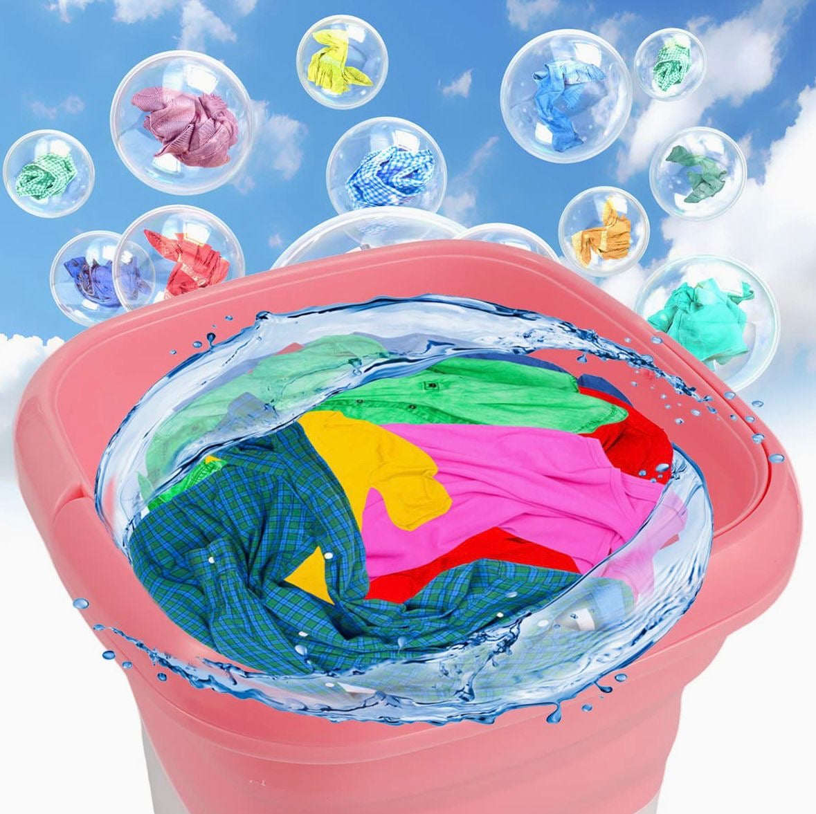 CasaDuzzle™ Portable Mini Cloth Washer