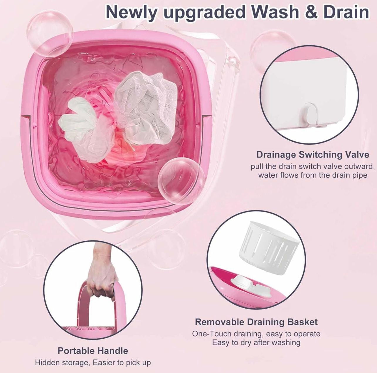 CasaDuzzle™ Portable Mini Cloth Washer