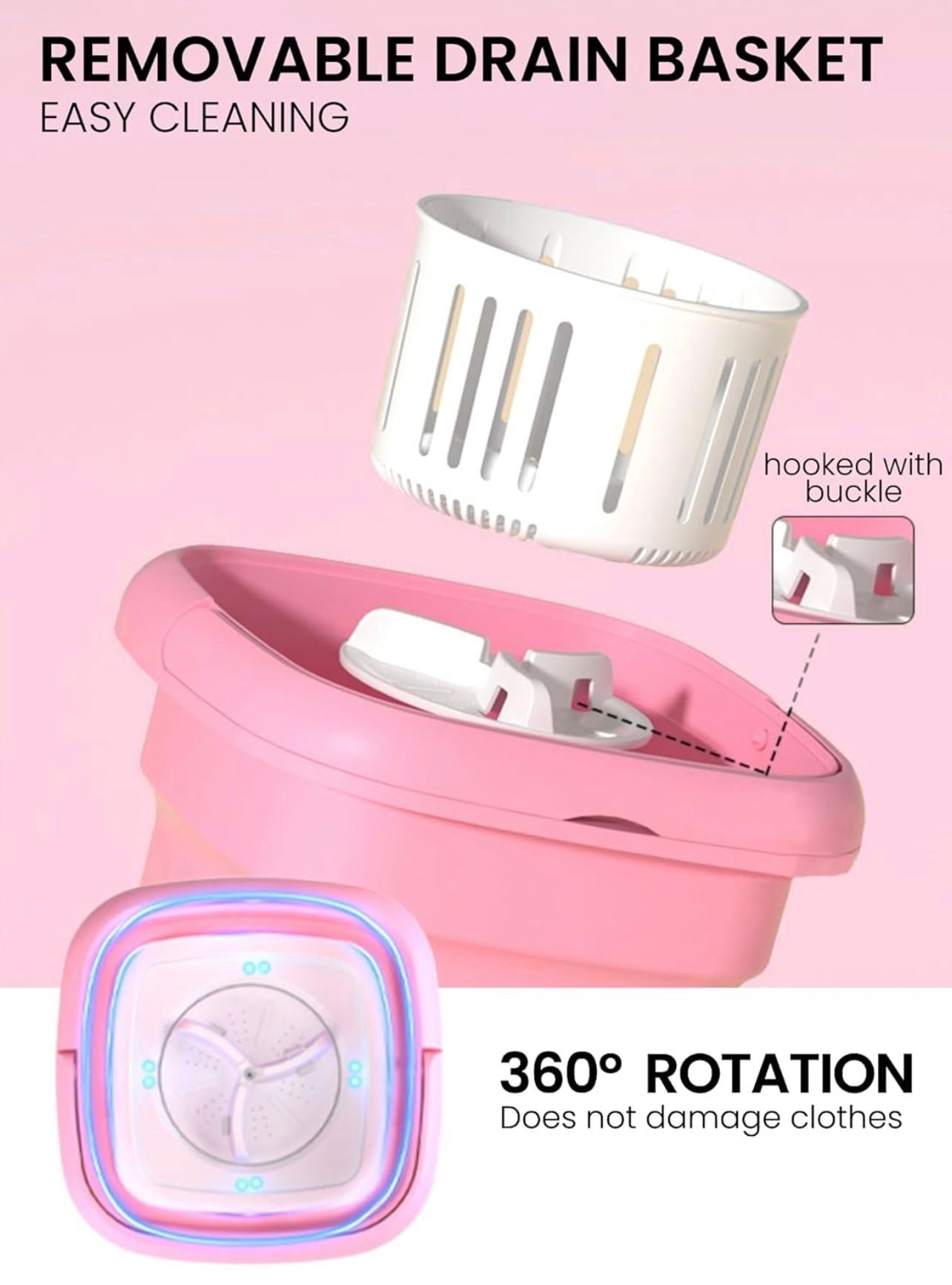 CasaDuzzle™ Portable Mini Cloth Washer