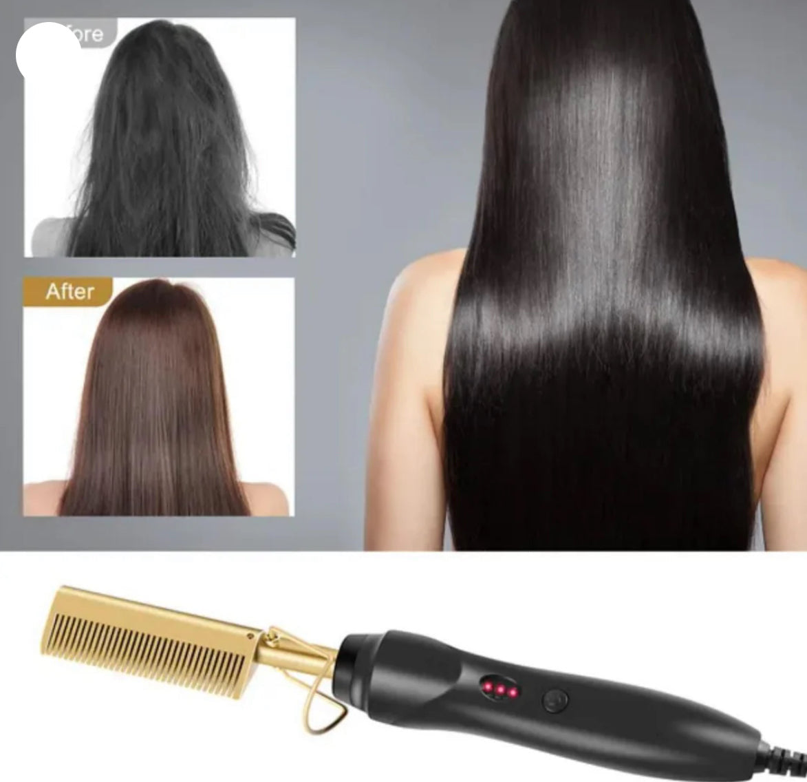 CasaDuzzle™ 2 in 1 Hot Comb